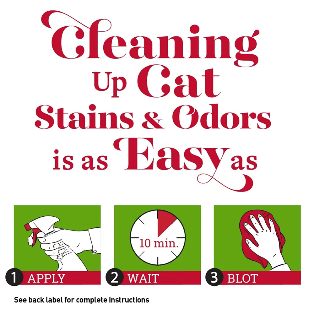 Natures Miracle Stain & Odor Remover for Cats (Melon Burst)