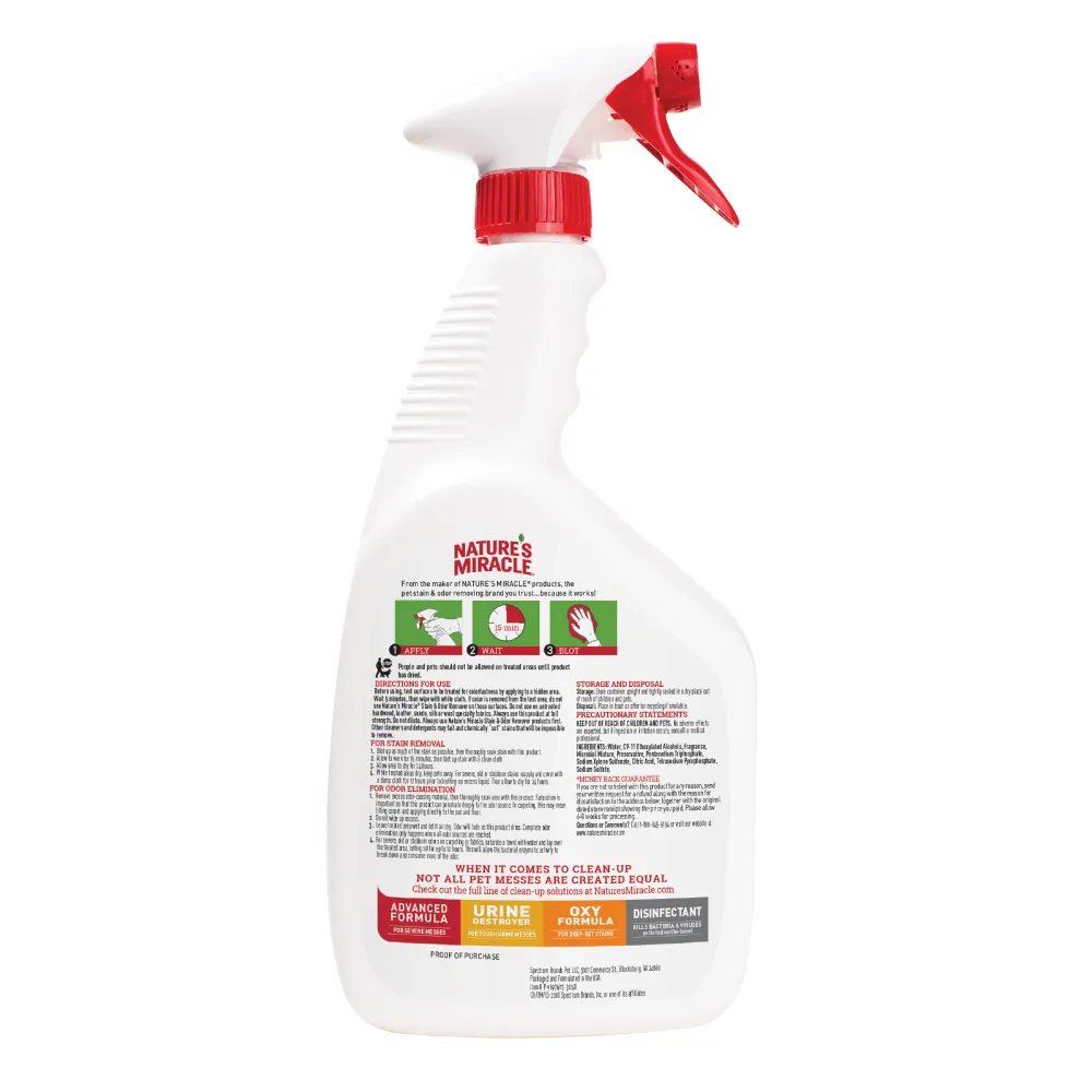 Natures Miracle Stain & Odor Remover for Cats (Melon Burst)