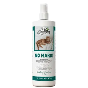 NaturVet Pet Organics Training Aid No Mark! Stops Desire to Spray Urine for Cats 16oz
