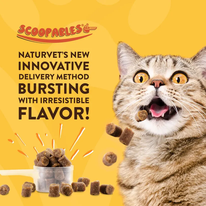 NaturVet Quiet Moments Calming Aid Plus Melatonin Scoopables for Cats