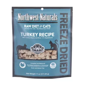 Northwest Naturals Cat Turkey Freeze Dried Nibbles 11oz