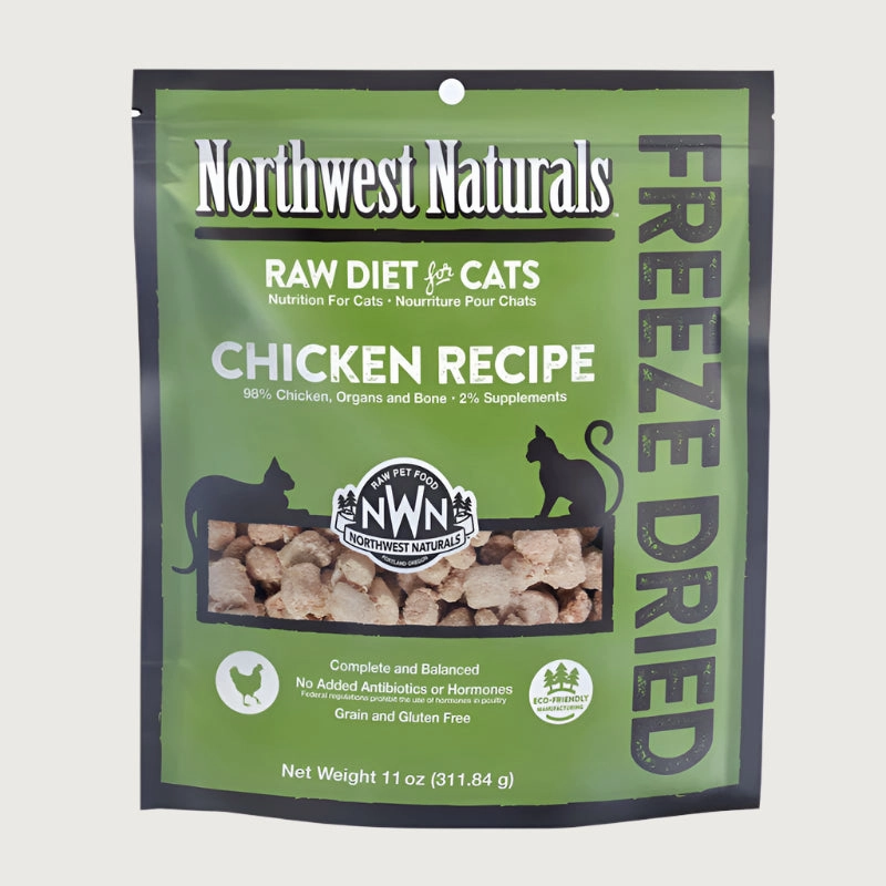 NORTHWEST NATURALS Freeze-Dried Raw Chicken Recipe for Cats