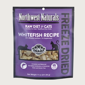 NORTHWEST NATURALS Freeze-Dried Raw Whitefish Recipe for Cats