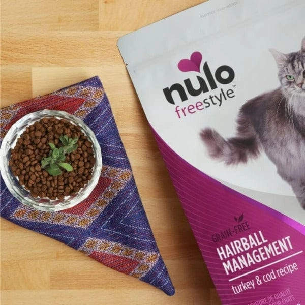 Nulo Freestyle Grain-Free Adult Hairball Management Dry Cat Food, 5lb