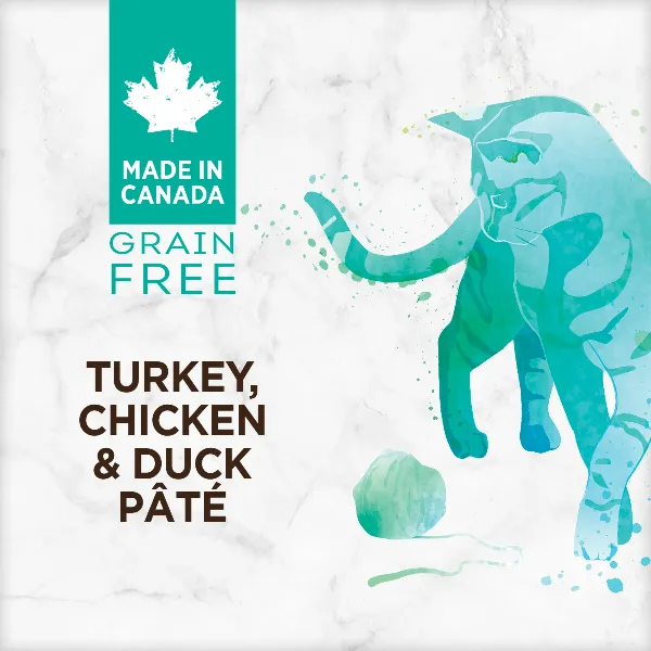 Nutrience Grain Free Turkey, Chicken & Duck Pate Canned Cat Food