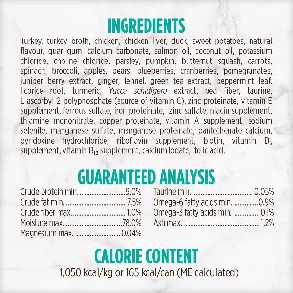 Nutrience Grain Free Turkey, Chicken & Duck Pate Canned Cat Food