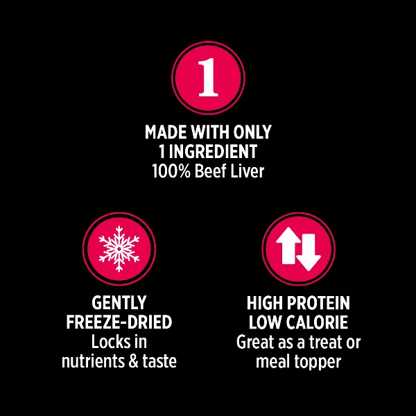 Nutrience SubZero Freeze-Dried Beef Liver Cat Treats