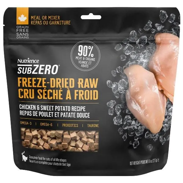 Nutrience SubZero Freeze-Dried Raw Chicken & Sweet Potato Cat Food