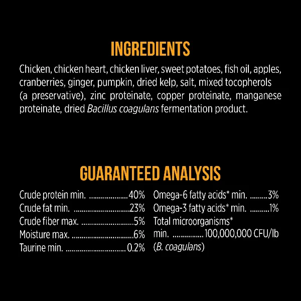 Nutrience SubZero Freeze-Dried Raw Chicken & Sweet Potato Cat Food