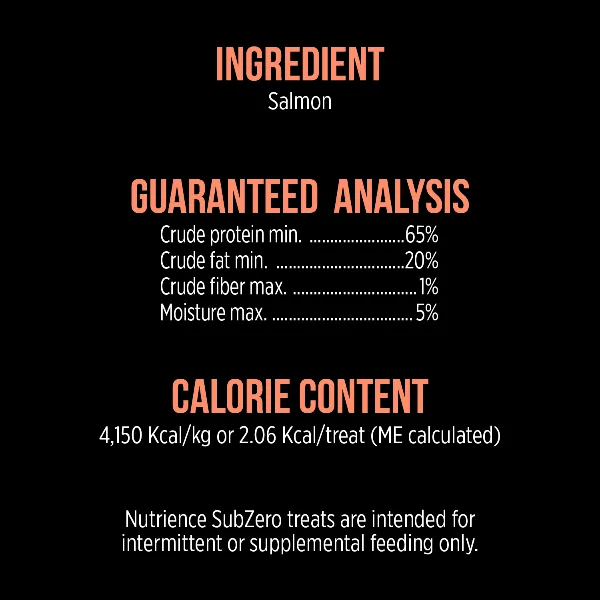 Nutrience SubZero Freeze-Dried Salmon Cat Treats