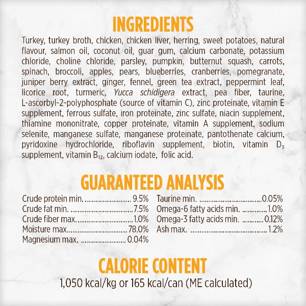 Nutrience Grain Free Turkey, Chicken & Liver Pate Canned Cat Food