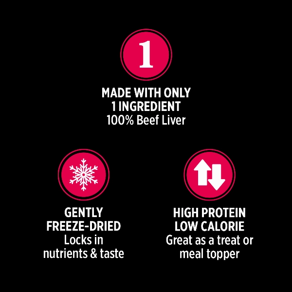 Nutrience SubZero Freeze-Dried Beef Liver Cat Treats