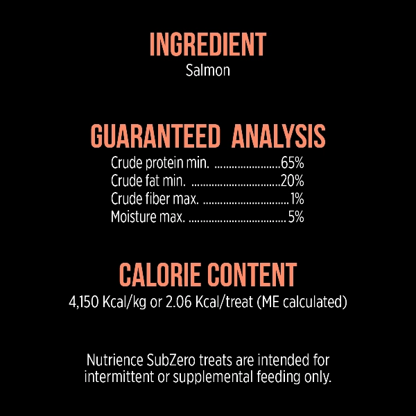Nutrience SubZero Freeze-Dried Salmon Cat Treats