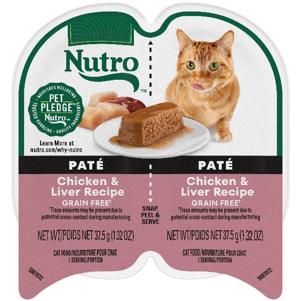 Nutro Perfect Portions Chicken & Liver Pate Wet Cat Food