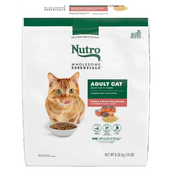 Nutro Wholesome Essentials Salmon & Brown Rice Adult Dry Cat Food