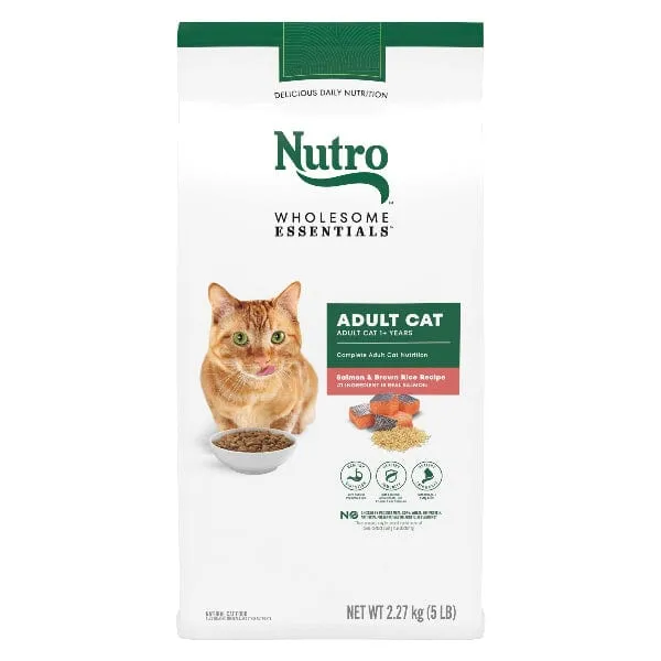 Nutro Wholesome Essentials Salmon & Brown Rice Adult Dry Cat Food