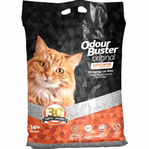 Odour Buster Original Unscented Clumping Clay Cat Litter