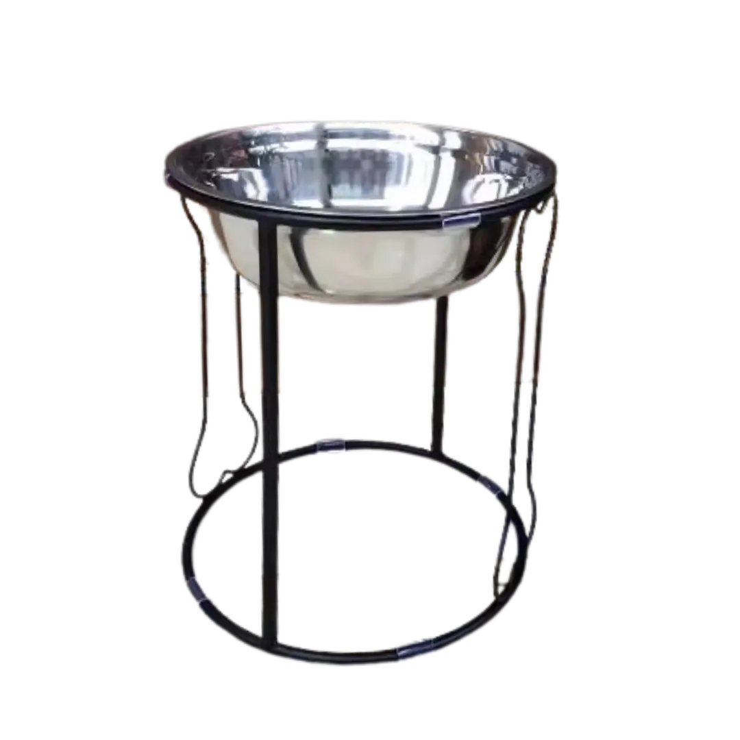 Ohmypet Elevated Stainless Steel Bowl - D 26cm