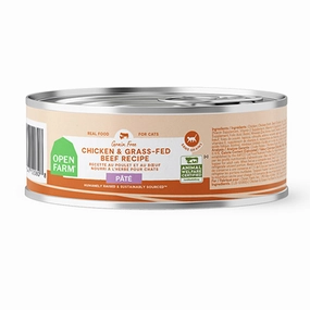 OPEN FARM Chicken & Grass-Fed Beef Pt Recipe for Cats