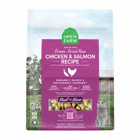 OPEN FARM Freeze-Dried Raw Chicken & Salmon Recipe for Cats