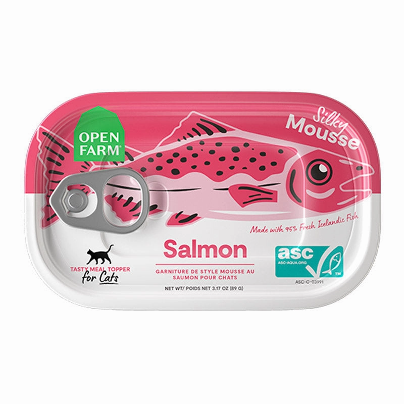 OPEN FARM Salmon Mousse Meal Topper for Cats