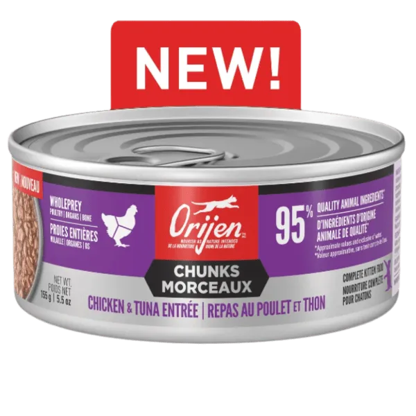 Orijen Chicken & Tuna Chunks Entre Canned Kitten Food, 5.5oz