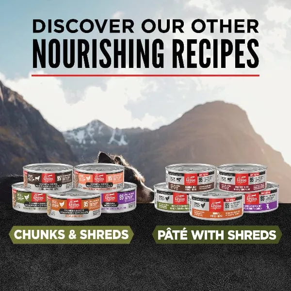 Orijen Duck & Chicken Chunks & Shreds Entre Canned Cat Food, 5.5oz