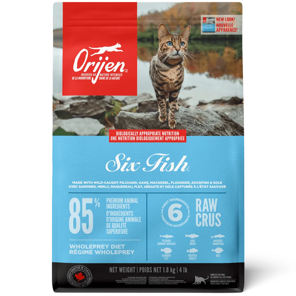 Orijen Six Fish Dry Cat Food