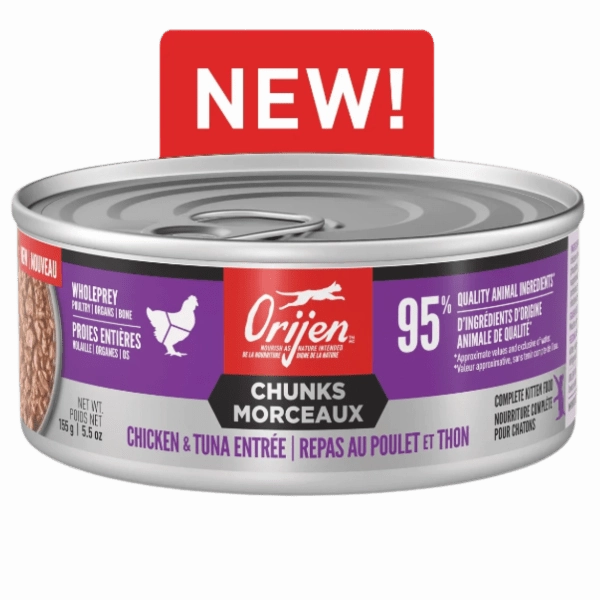 Orijen Chicken & Tuna Chunks Entre Canned Kitten Food, 5.5oz