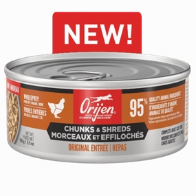 Orijen Original Chunks & Shreds Entre Canned Cat Food, 5.5oz