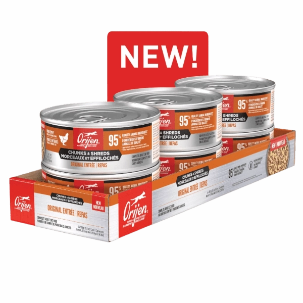 Orijen Original Chunks & Shreds Entre Canned Cat Food, 5.5oz