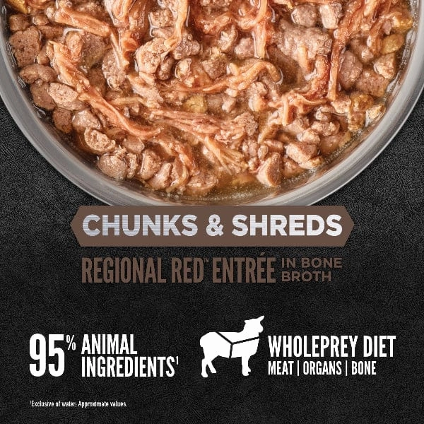 Orijen Regional Red Chunks & Shreds Entre Canned Cat Food, 5.5oz