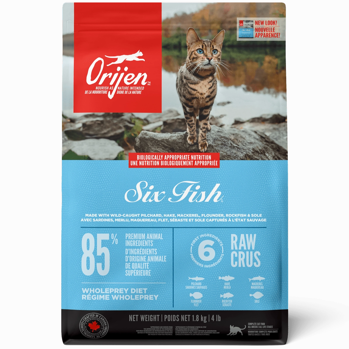 Orijen Six Fish Dry Cat Food