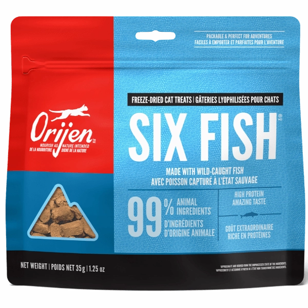 Orijen Six Fish Freeze-Dried Cat Treats