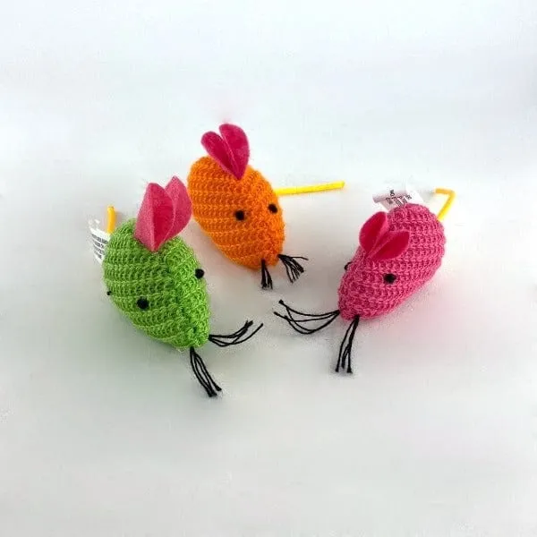 Pawise Caddice Mice Cat Toy