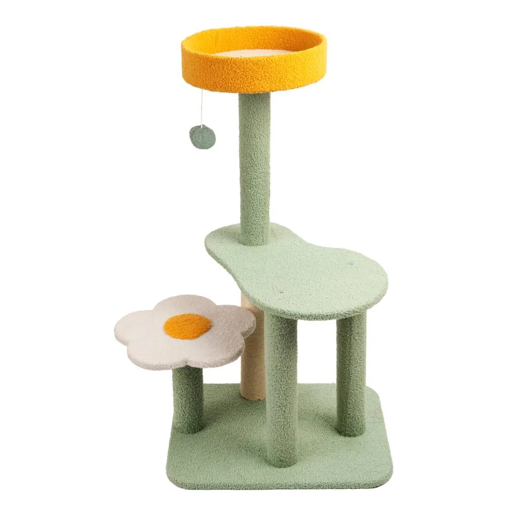 Pawise Cat Post Flower Tower 49cm x 37cm x 92cm