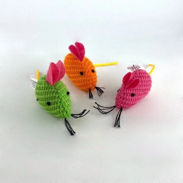 Pawise Caddice Mice Cat Toy