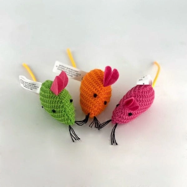 Pawise Caddice Mice Cat Toy