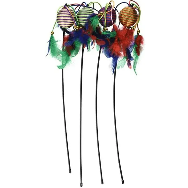 Penn Plax Wand Cat Toy; Available in 2 styles