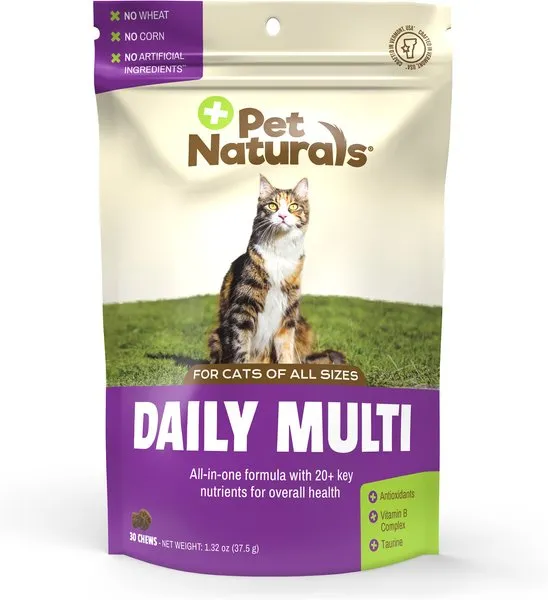 Pet Naturals Daily Multi Vitamin Chews Supplement for Cats