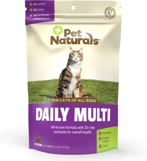 Pet Naturals Daily Multi Vitamin Chews Supplement for Cats