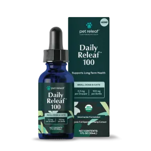 Pet Releaf Daily Releaf 100mg Hemp Oil for Small Dogs and Cats