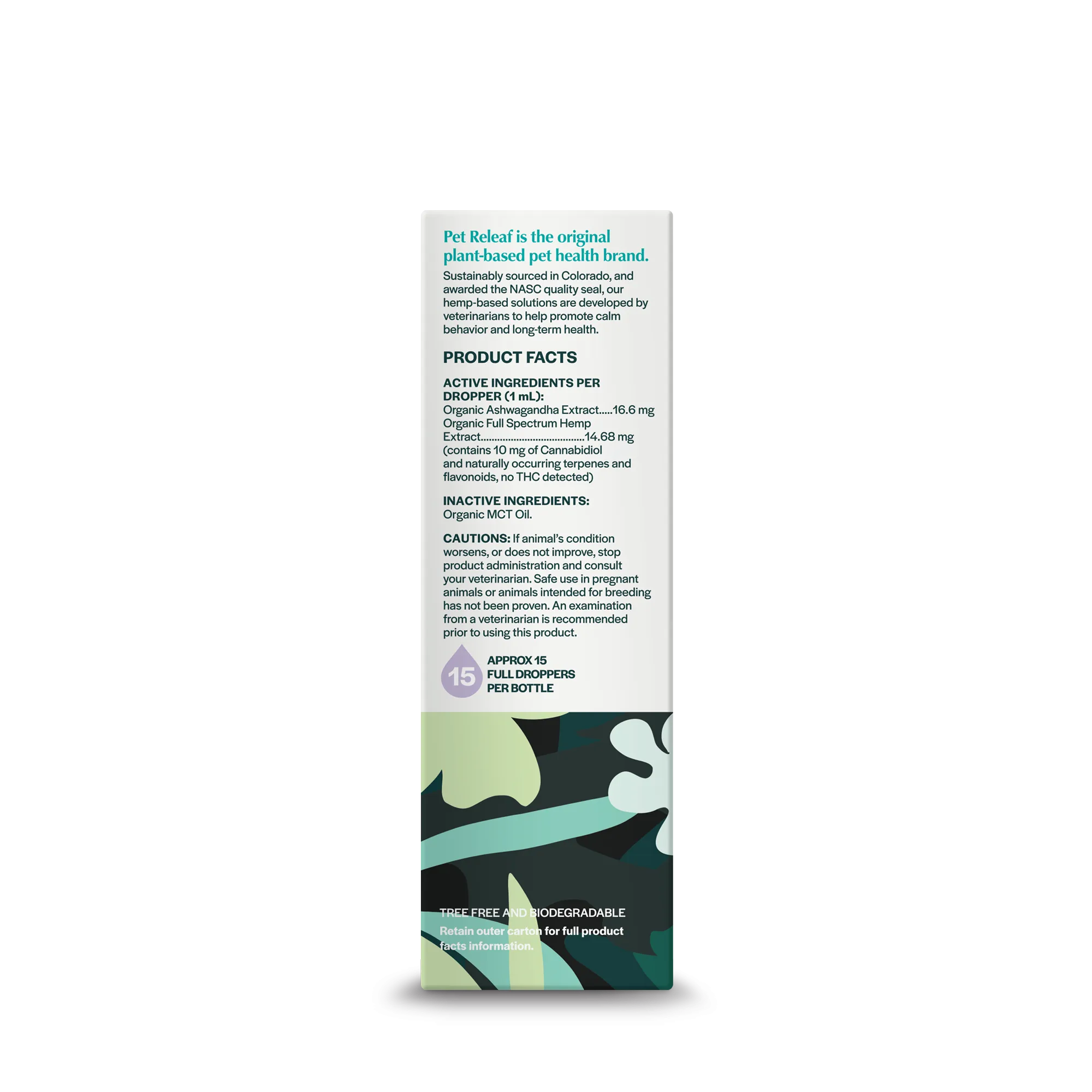Pet Releaf Stress Releaf Mini Hemp Oil for Dogs and Cats