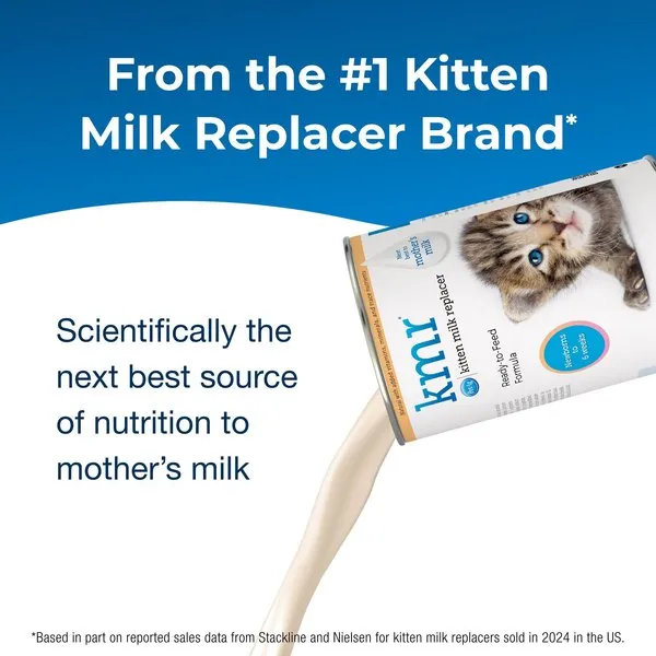 PetAg KMR Kitten Milk Replacer Liquid Supplement for Cats