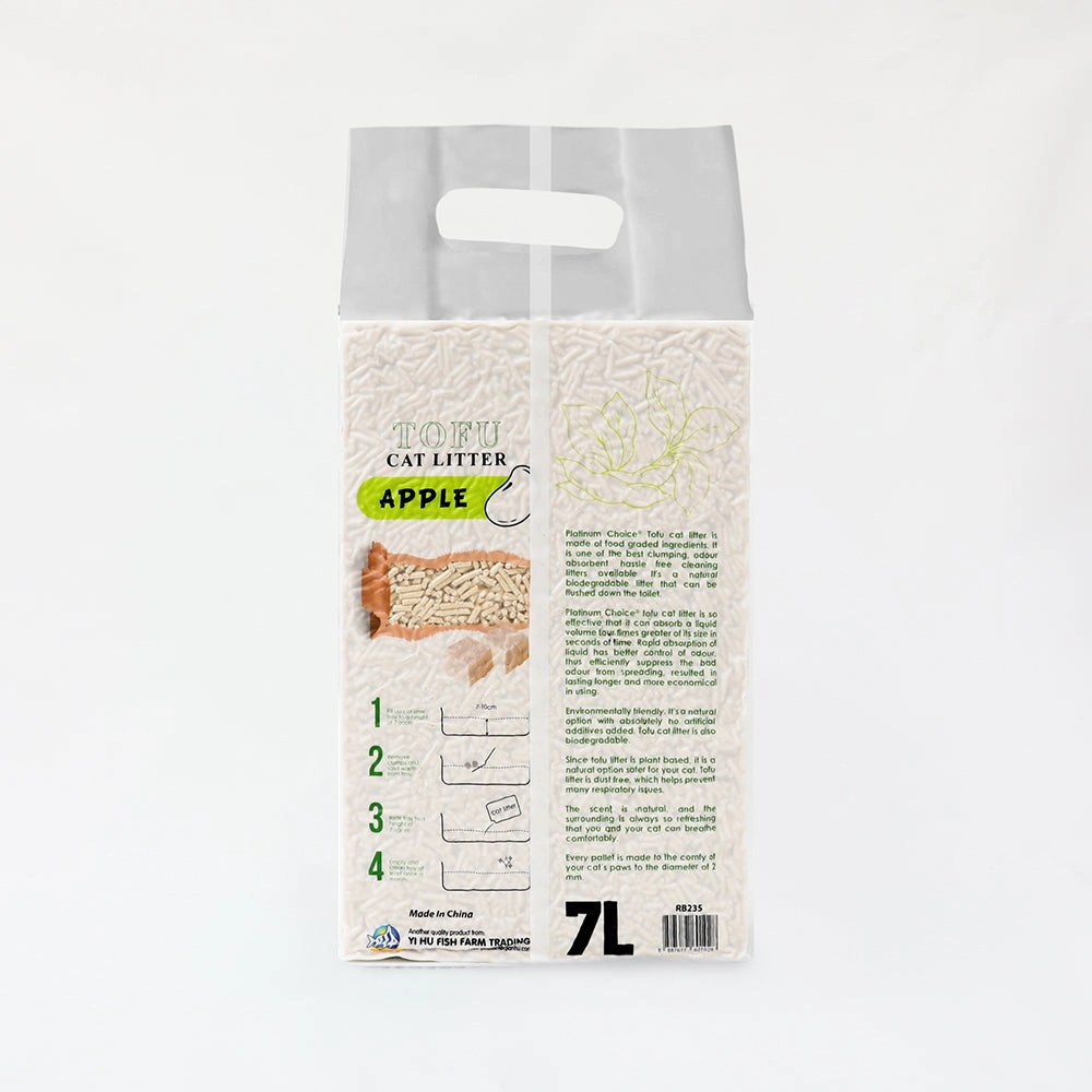 Platinum Choice Tofu Cat Litter Apple 7L