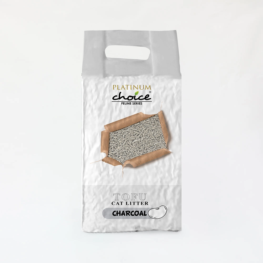 Platinum Choice Tofu Cat Litter Charcoal 7L