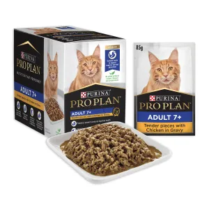 PRO PLAN - Adult 7  Chicken in Gravy Cat Wet Food (85g x 12pk)