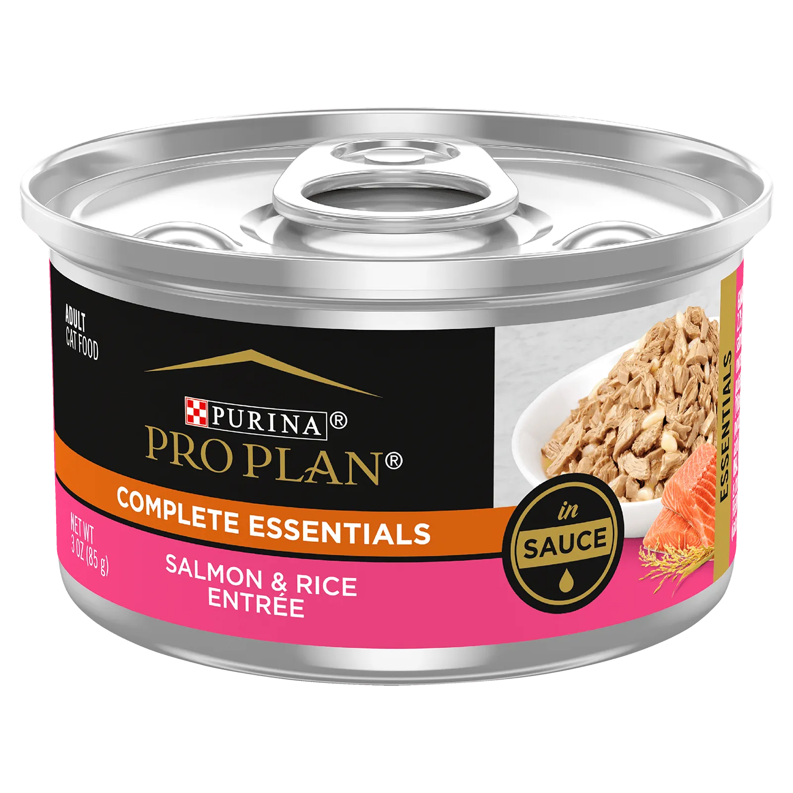 Pro Plan Cat Food Can Adult Complete Essentials Salmon & Rice Entre