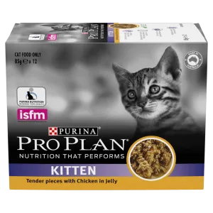 PRO PLAN - Kitten Chicken in Gravy Cat Wet Food (85g x 12pk)