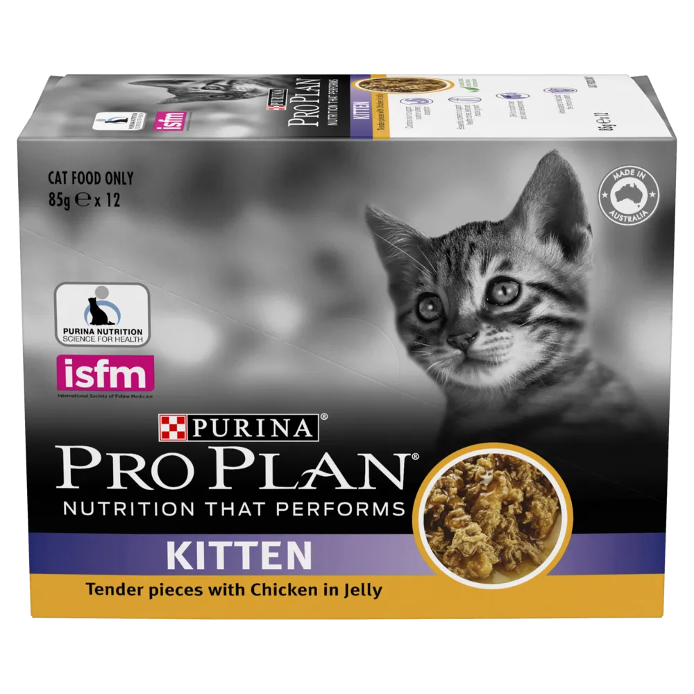 PRO PLAN - Kitten Chicken in Gravy Cat Wet Food (85g x 12pk)